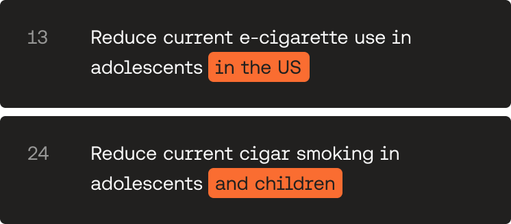 Verbatim Regulatory Text Comparison